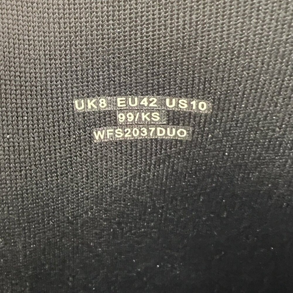 NWB HUNTER Women Refined Low Heel Biker Rubber Black Gloss Rain Boot Duo Size 10 - Picture 12 of 13